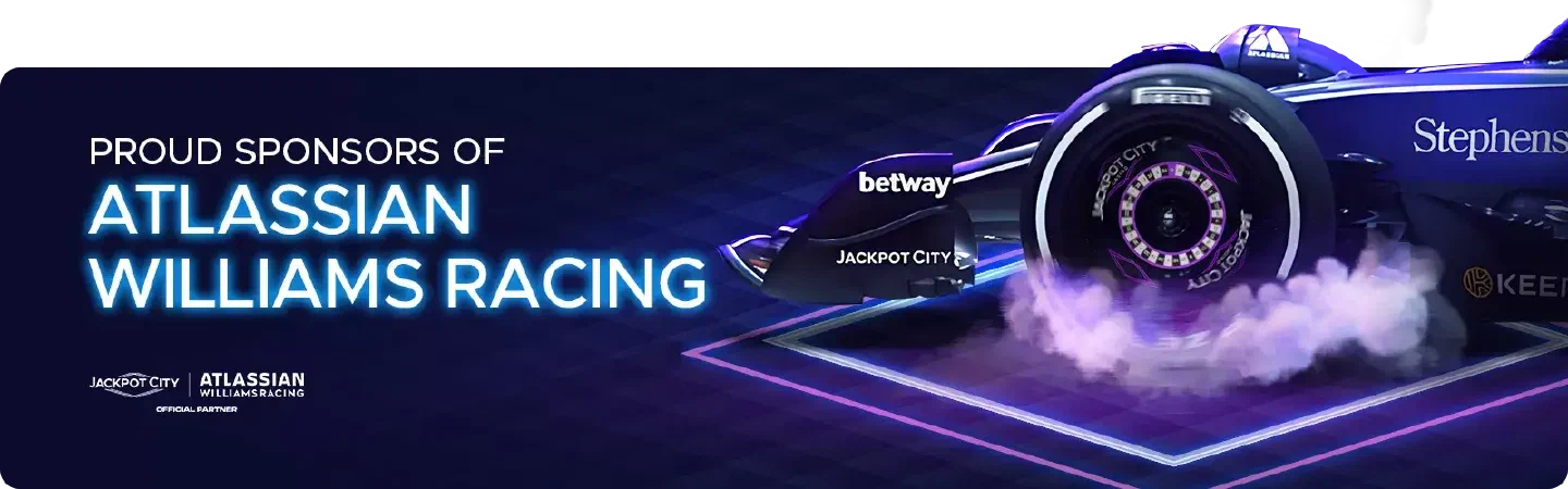 Official Jackpot City South Africa partnership artwork